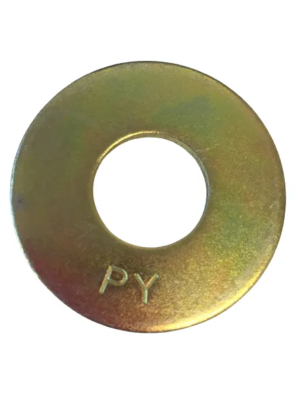 1/2" Grade 8 USS Flat Washers Yellow Zinc Plated
