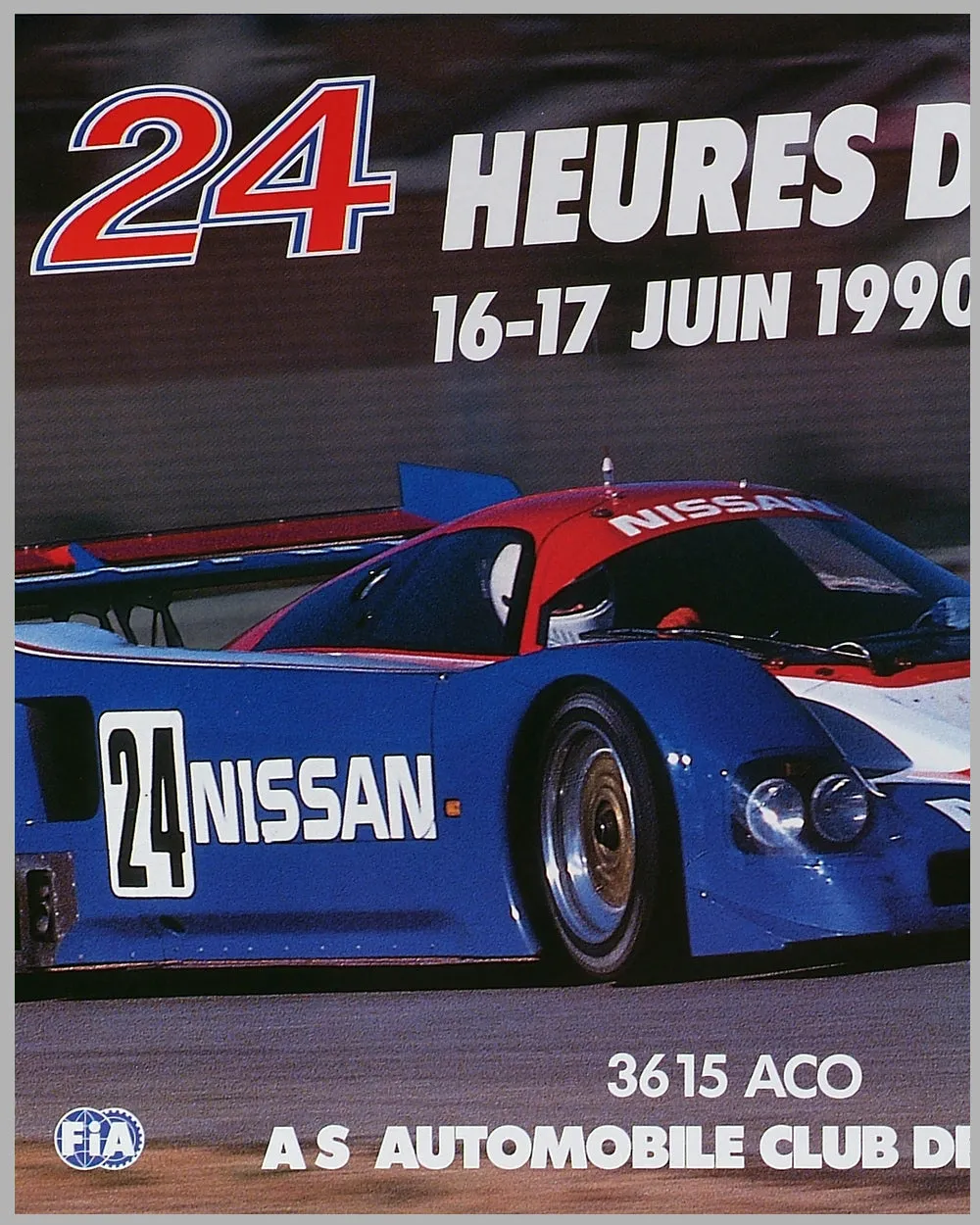 1990 - 24 Heures du Mans Original Poster