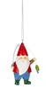 3.5"H Gnome Fishing Ornament (sold individually)