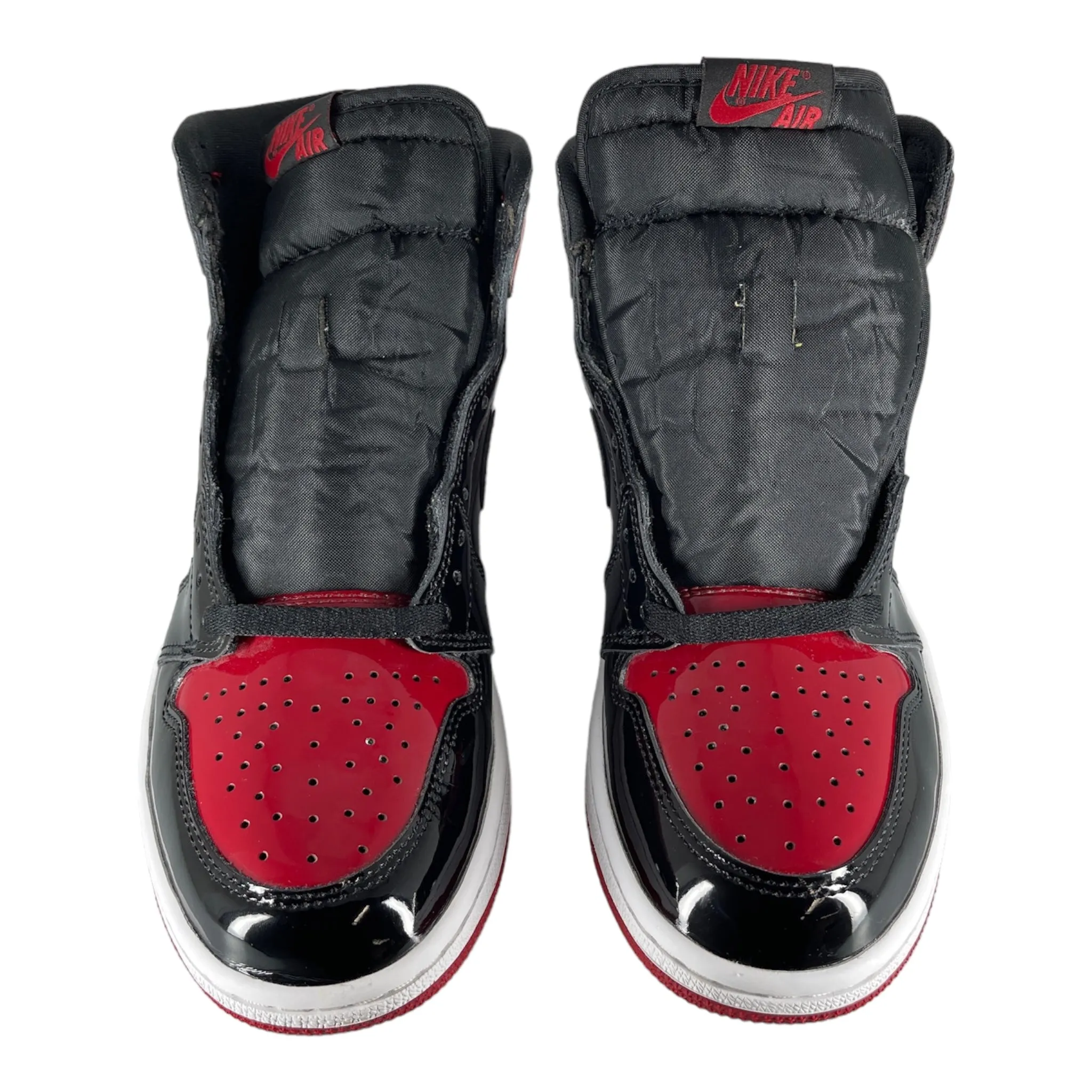 Air Jordan 1 Retro High OG Bred Patent Pre-Owned