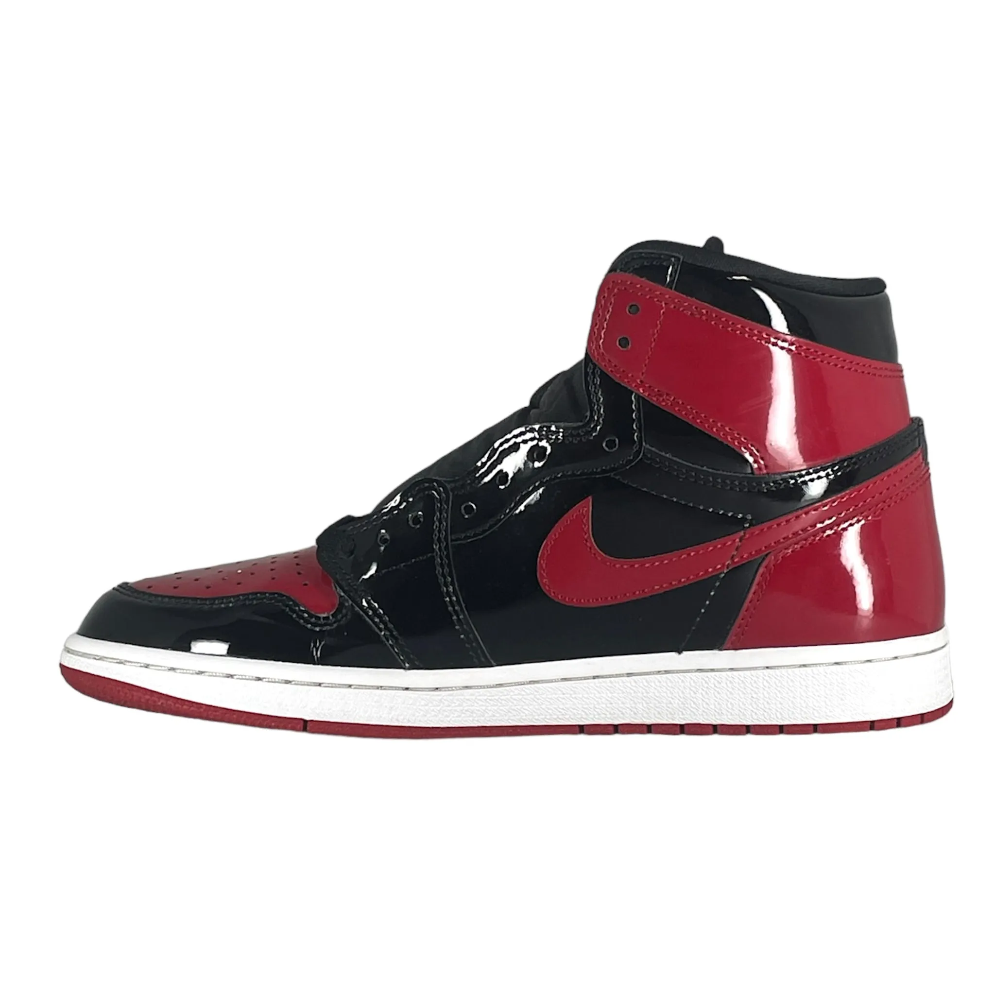 Air Jordan 1 Retro High OG Bred Patent Pre-Owned