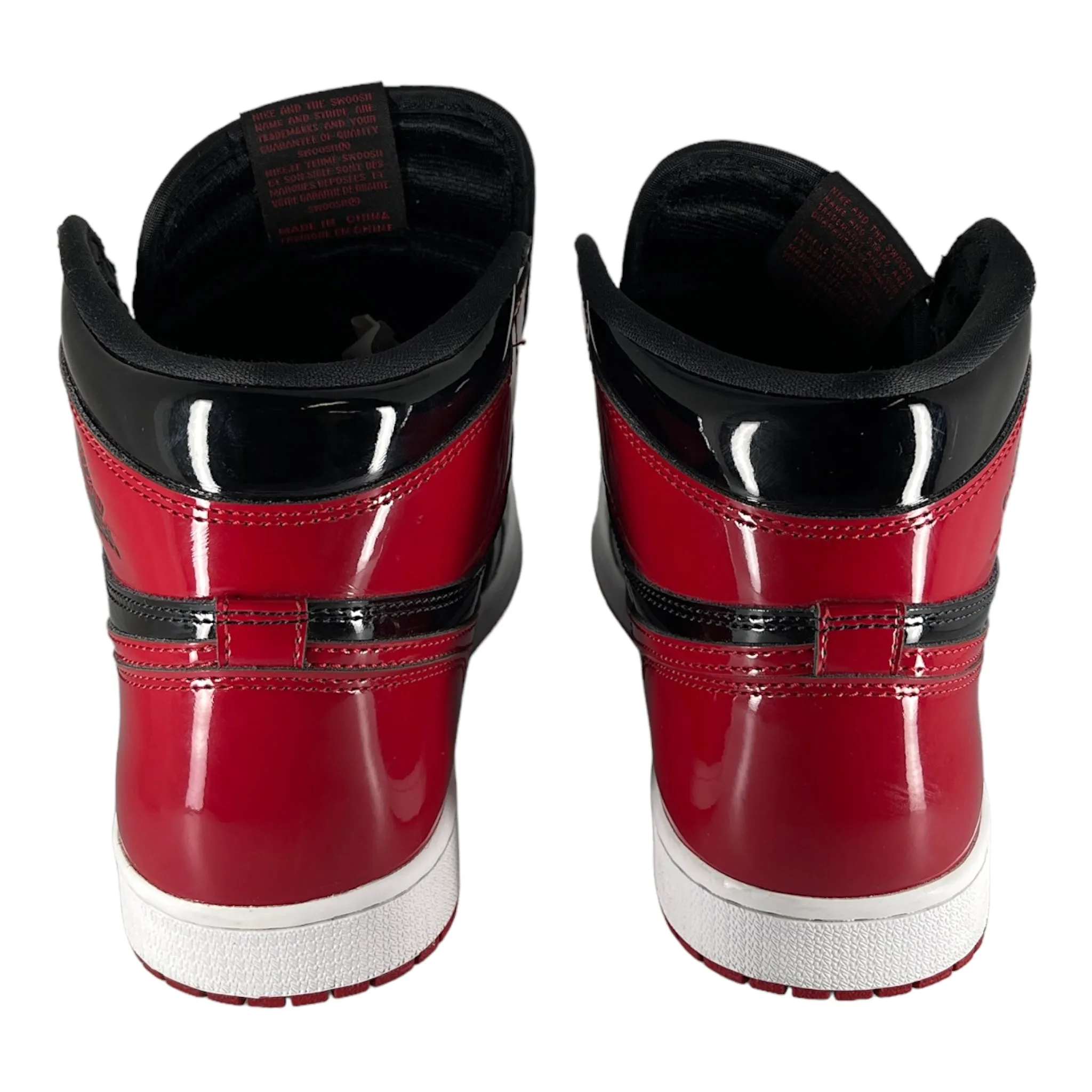 Air Jordan 1 Retro High OG Bred Patent Pre-Owned