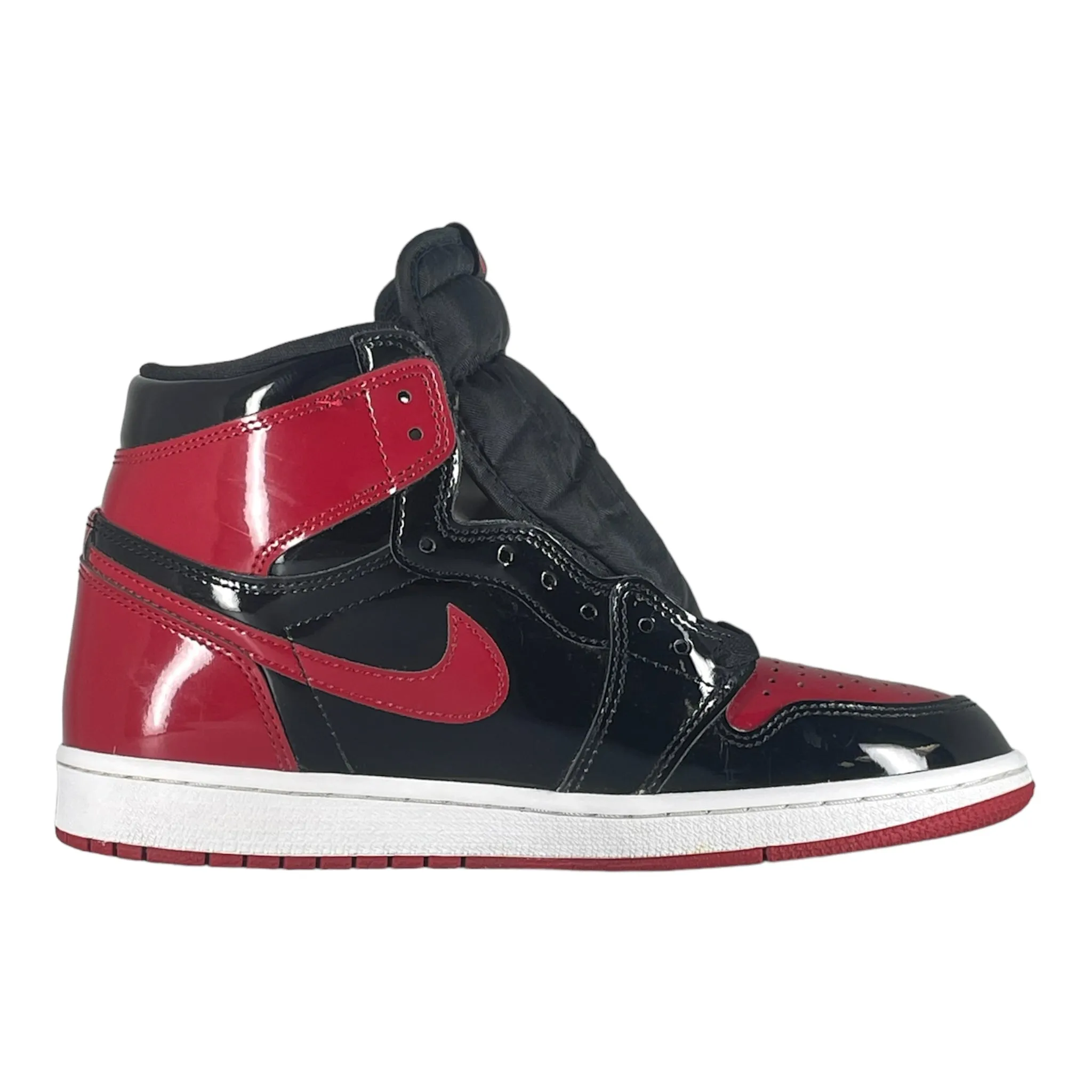 Air Jordan 1 Retro High OG Bred Patent Pre-Owned