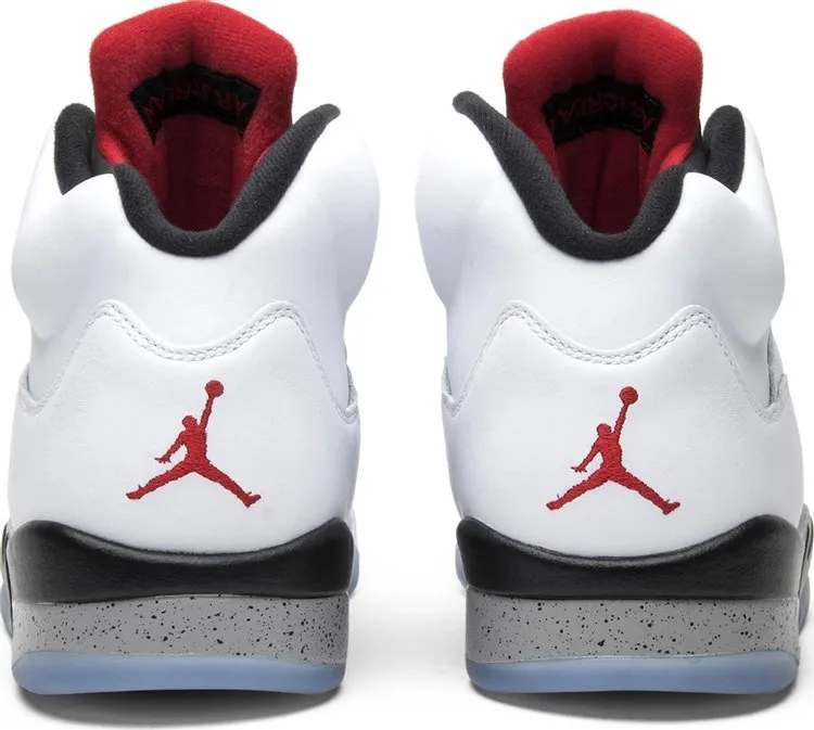 Air Jordan 5 Retro White Cement sneakers, white