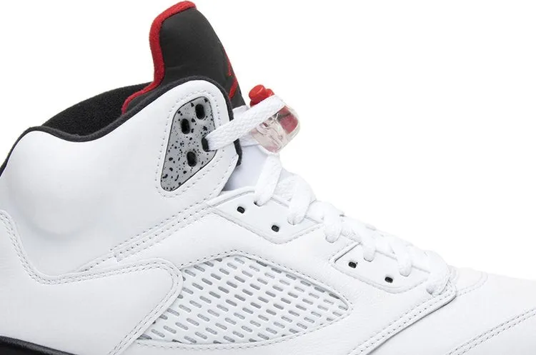 Air Jordan 5 Retro White Cement sneakers, white