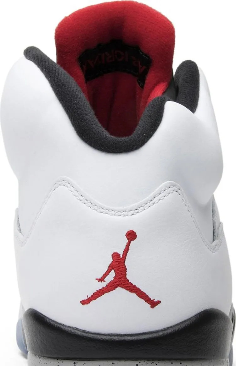 Air Jordan 5 Retro White Cement sneakers, white