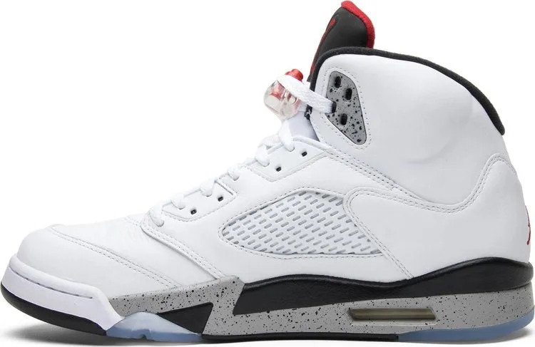Air Jordan 5 Retro White Cement sneakers, white