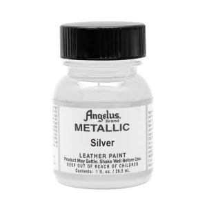 ANGELUS Leather Paint 1oz - Metallic Silver