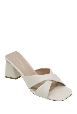Arizona Block Heeled Mule (Nude)