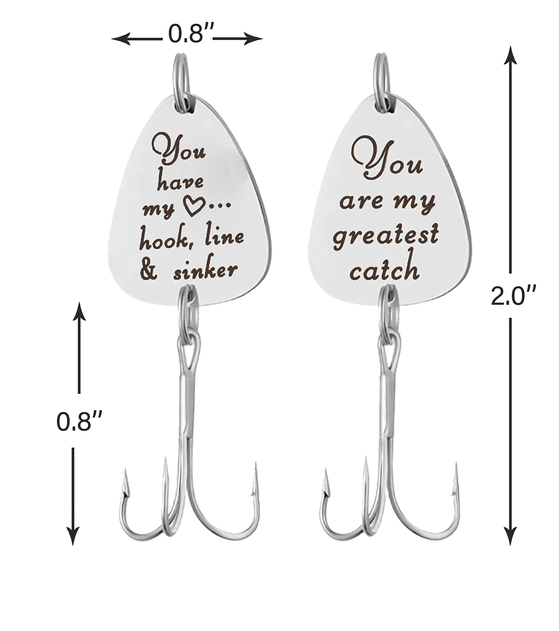 Couples Gifts,Wedding Anniversary for Couple, Best Catch of His Life,One Great Fisherman