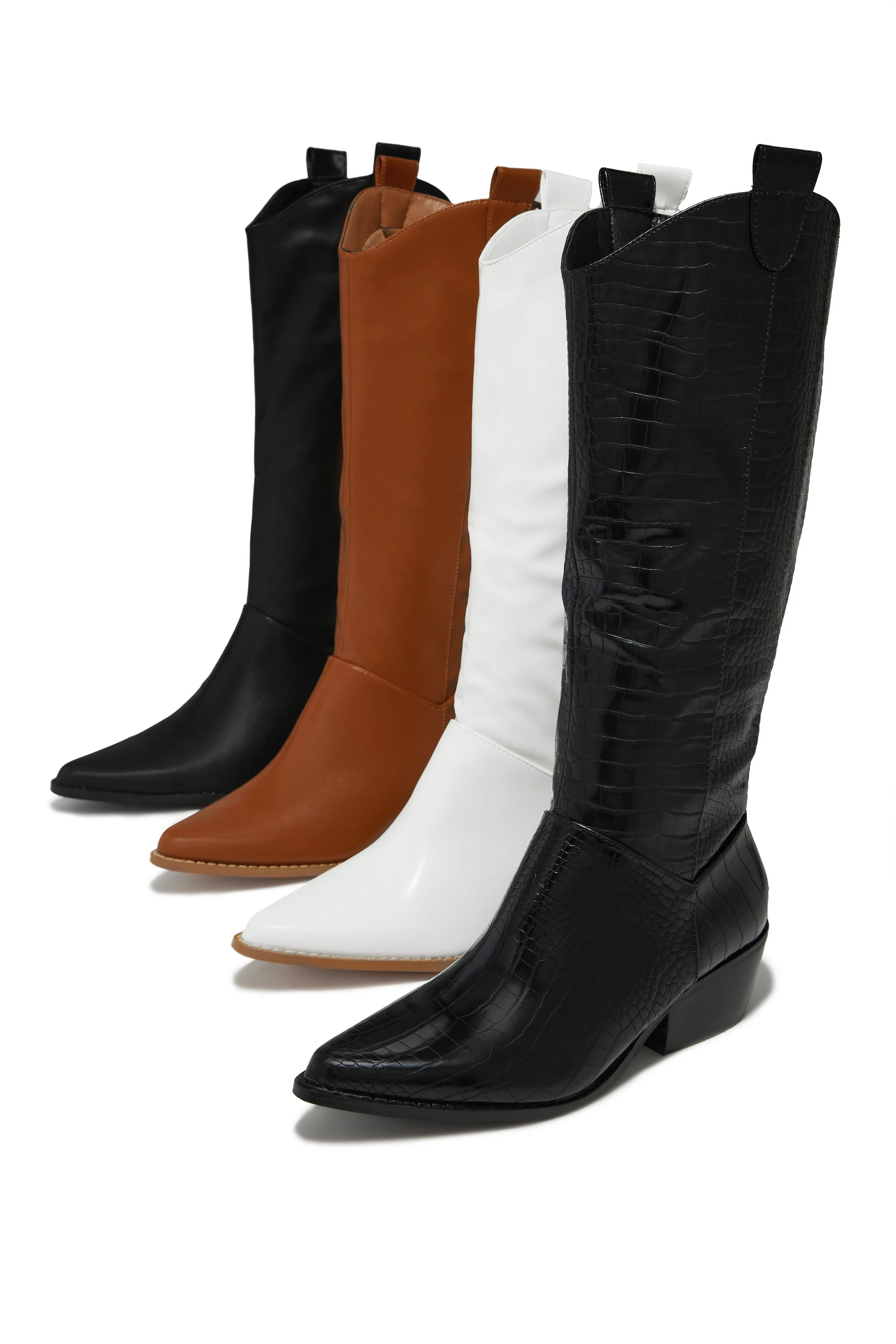 Dallas Western Cowgirl Boots - White