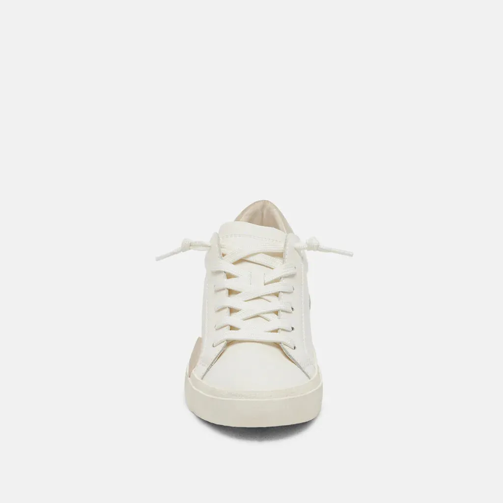 Dolce Vita Zina Natural & White Leather 360 Sneakers