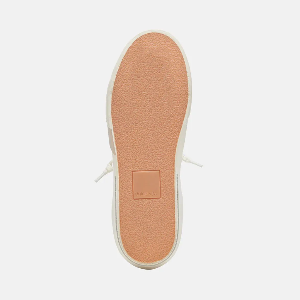 Dolce Vita Zina Natural & White Leather 360 Sneakers