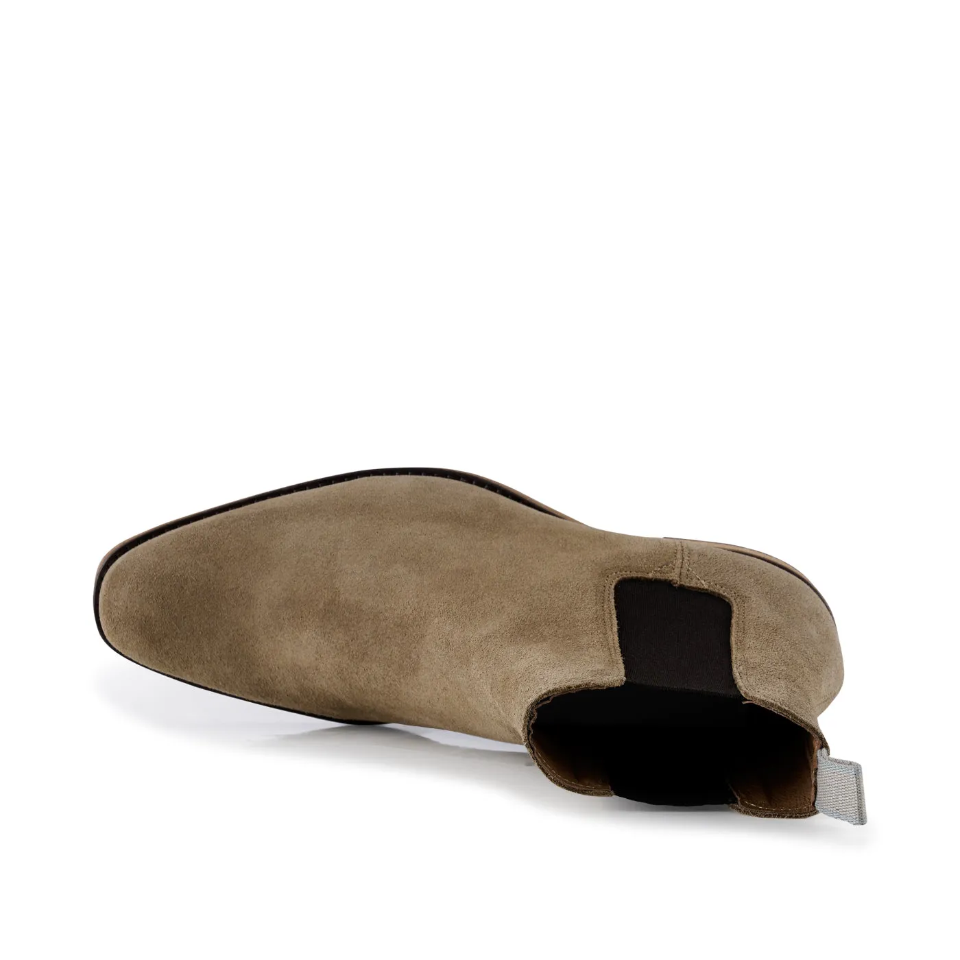 Eli chelsea boot suede - TAUPE