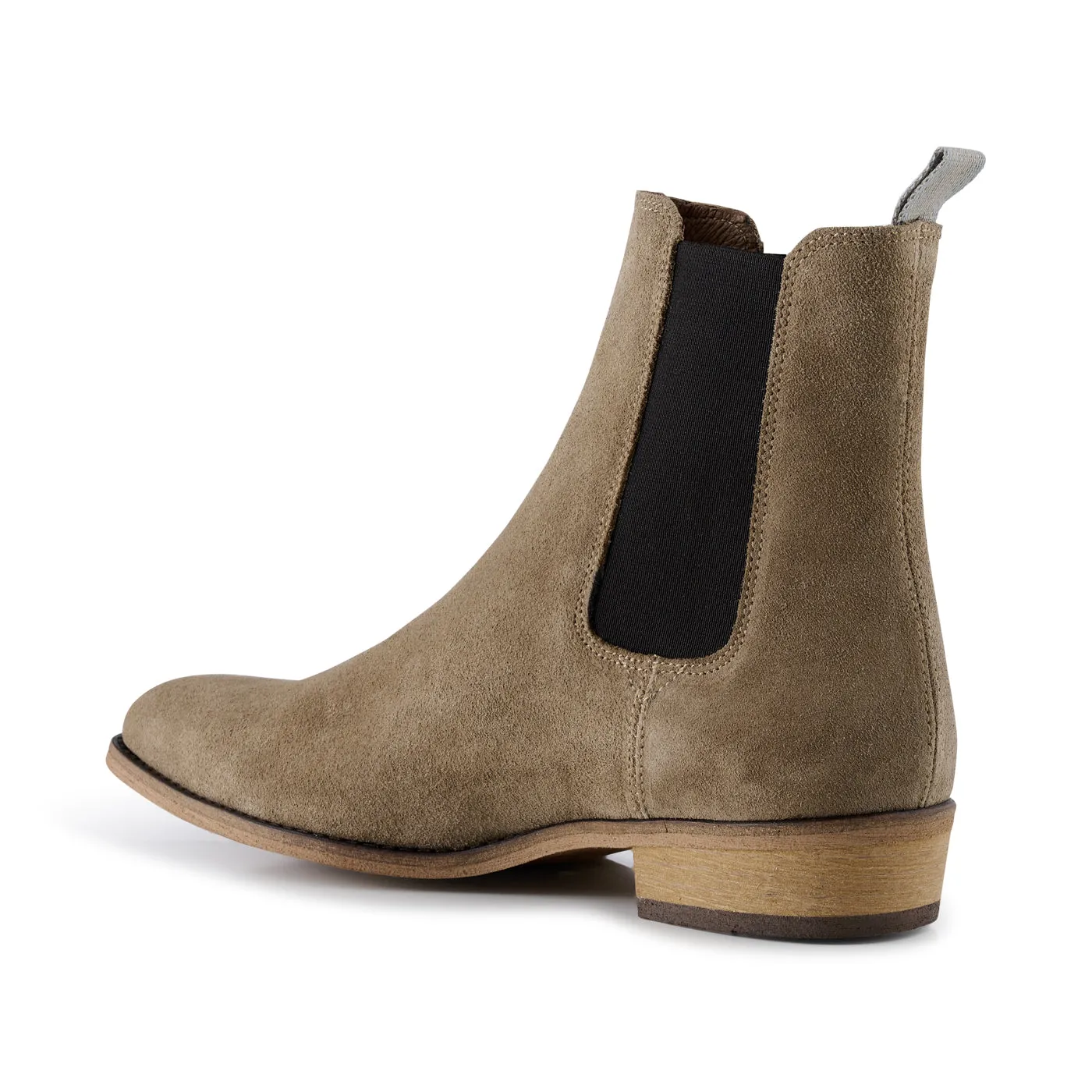 Eli chelsea boot suede - TAUPE