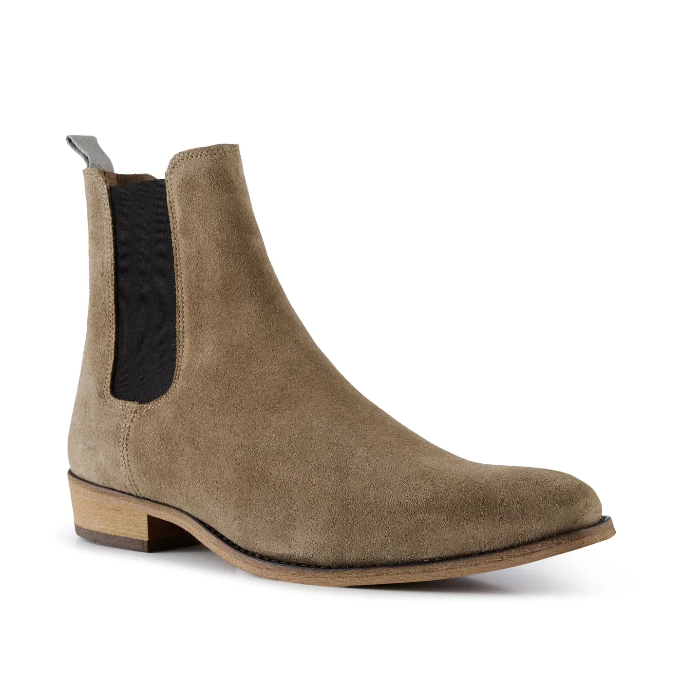 Eli chelsea boot suede - TAUPE
