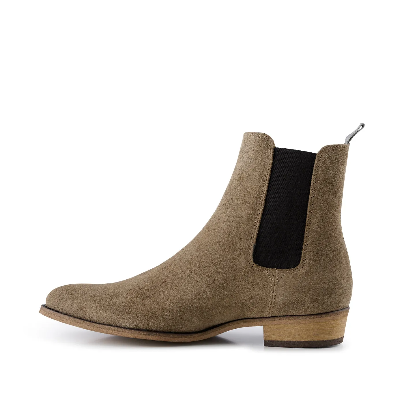 Eli chelsea boot suede - TAUPE