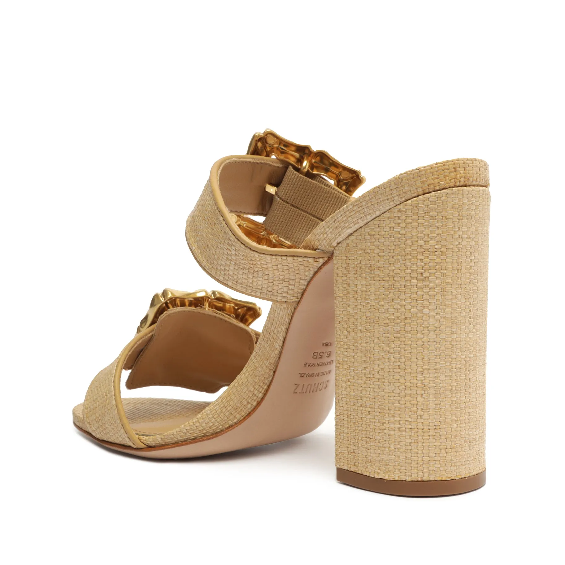 Enola Natural  Leather Sandal