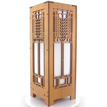 Frank Lloyd Wright Tree of Life Mini Lightbox Accent Lamp
