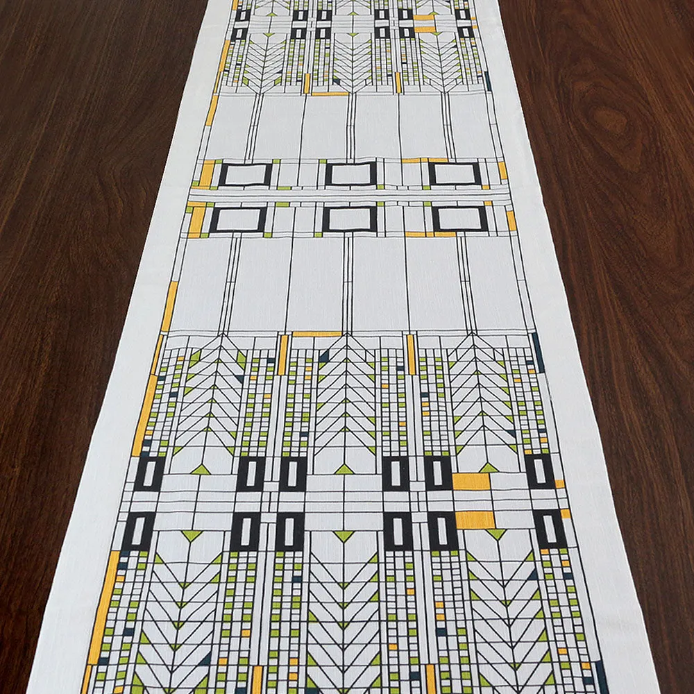 Frank Lloyd Wright Tree of Life Table Runner