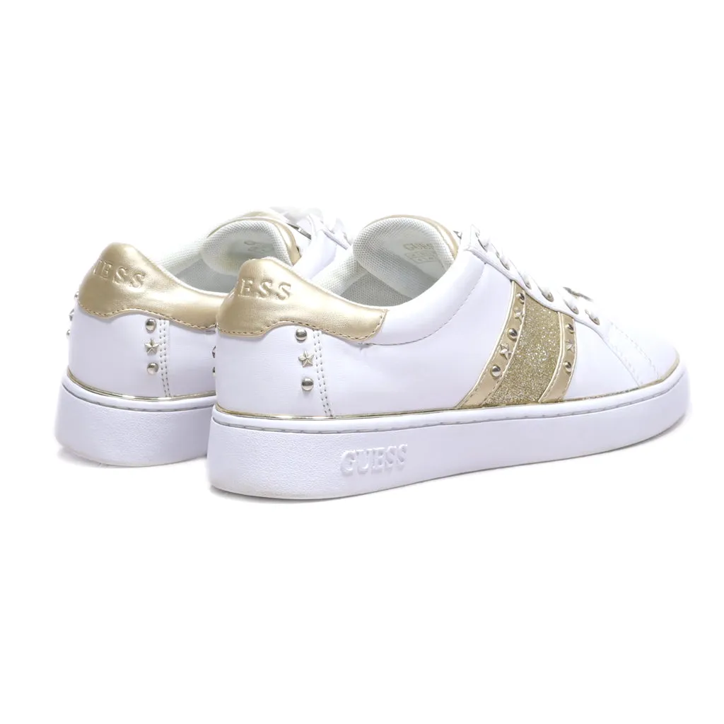 Guess Bevlee Low-Top Sneakers Leather White Colour For Women