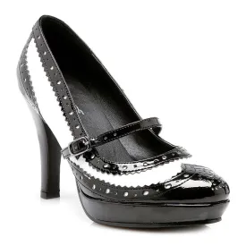 High Heel Oxford Toe Pump