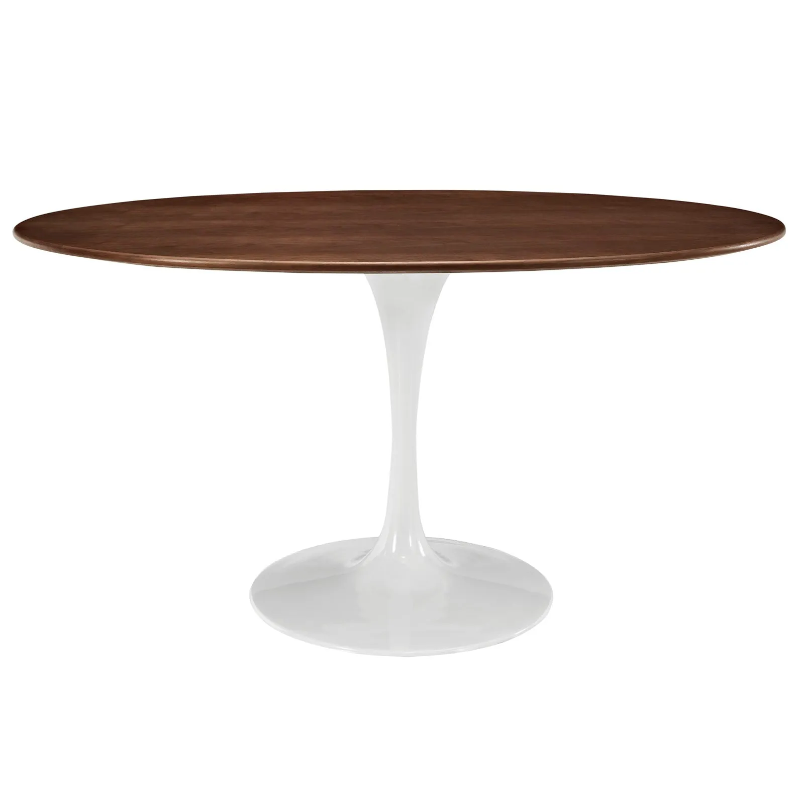 Lippa 60" Oval Walnut Dining Table