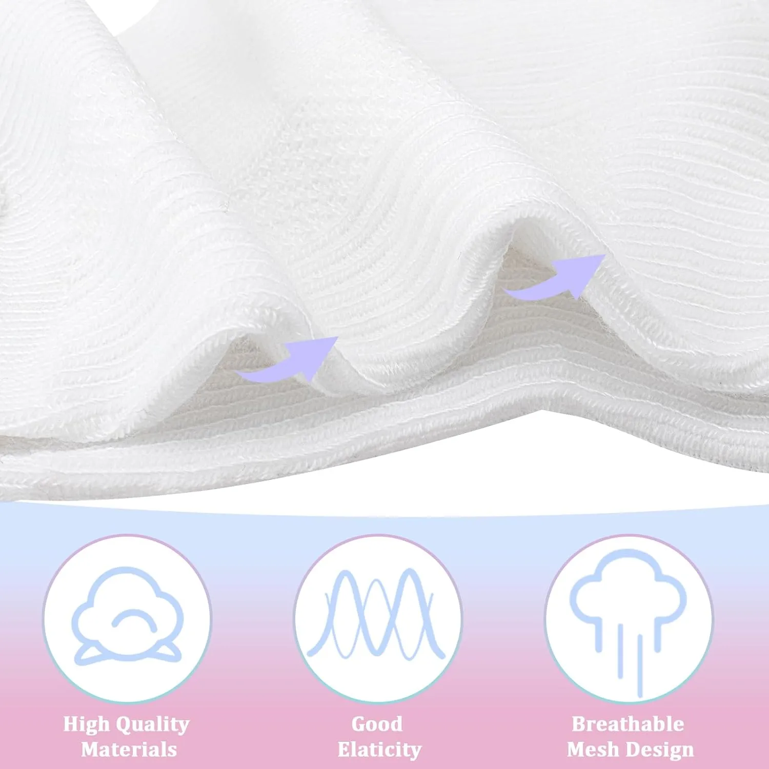 Looching 5 Pack Baby Girls Socks Eyelet Ruffle Lace Newborn Infant Turn Cuff Frilly Dress Princess Socks for 0-2T Kids