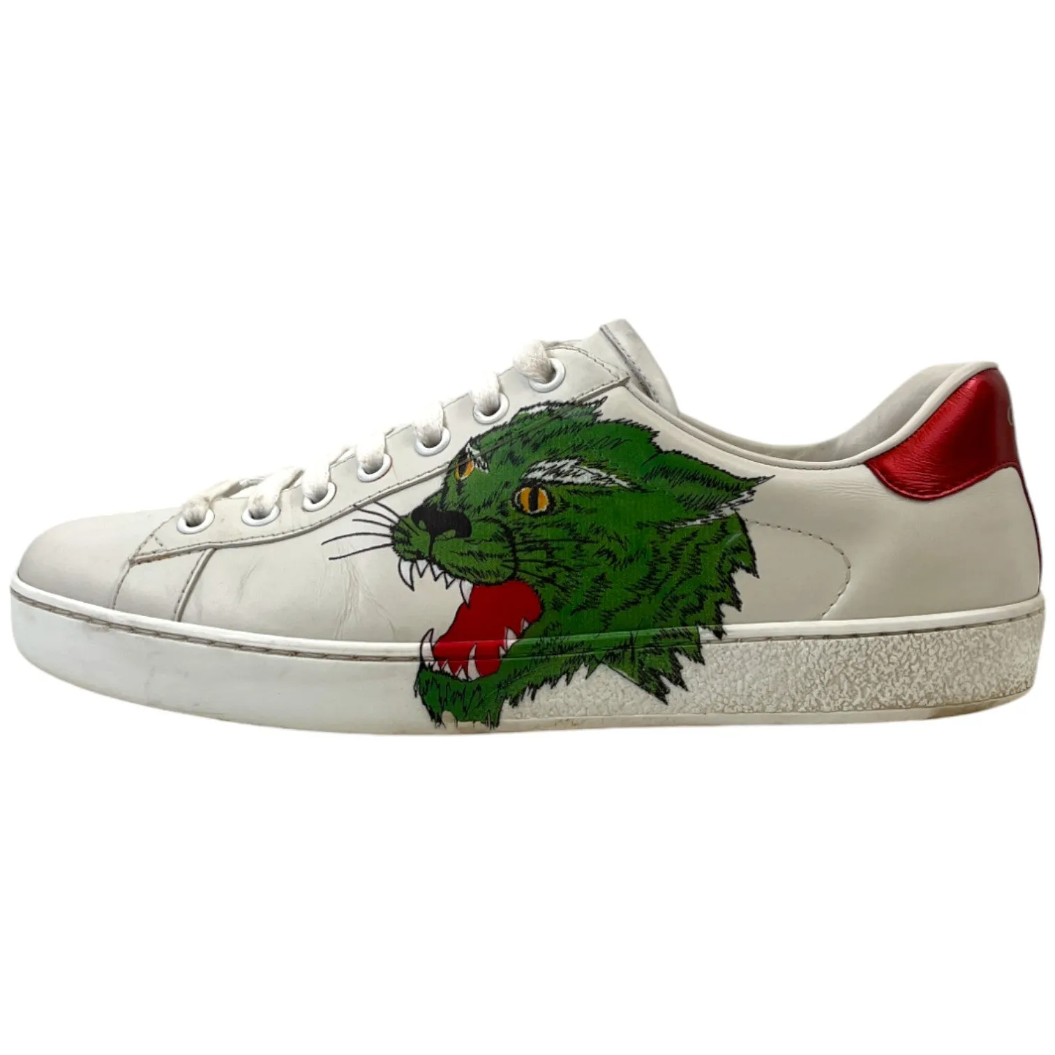 Men's Ace Panther Low Trainers White Size EU 40.5 / UK 6.5
