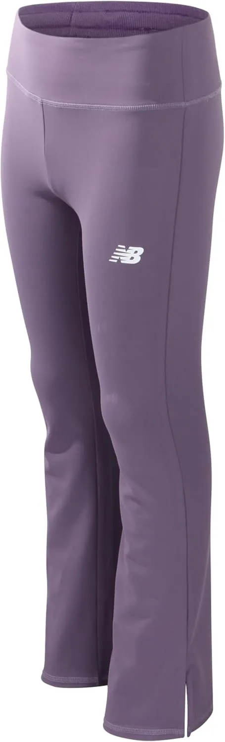 New Balance Girls' Leggings - Bootcut Bell Bottom Flare Leggings - Yoga Pants for Girls: High Waisted, Non-See Through (7-16)