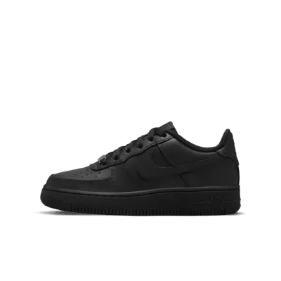 NIKE AIR FORCE 1 LOW '07 BLACK (GS)