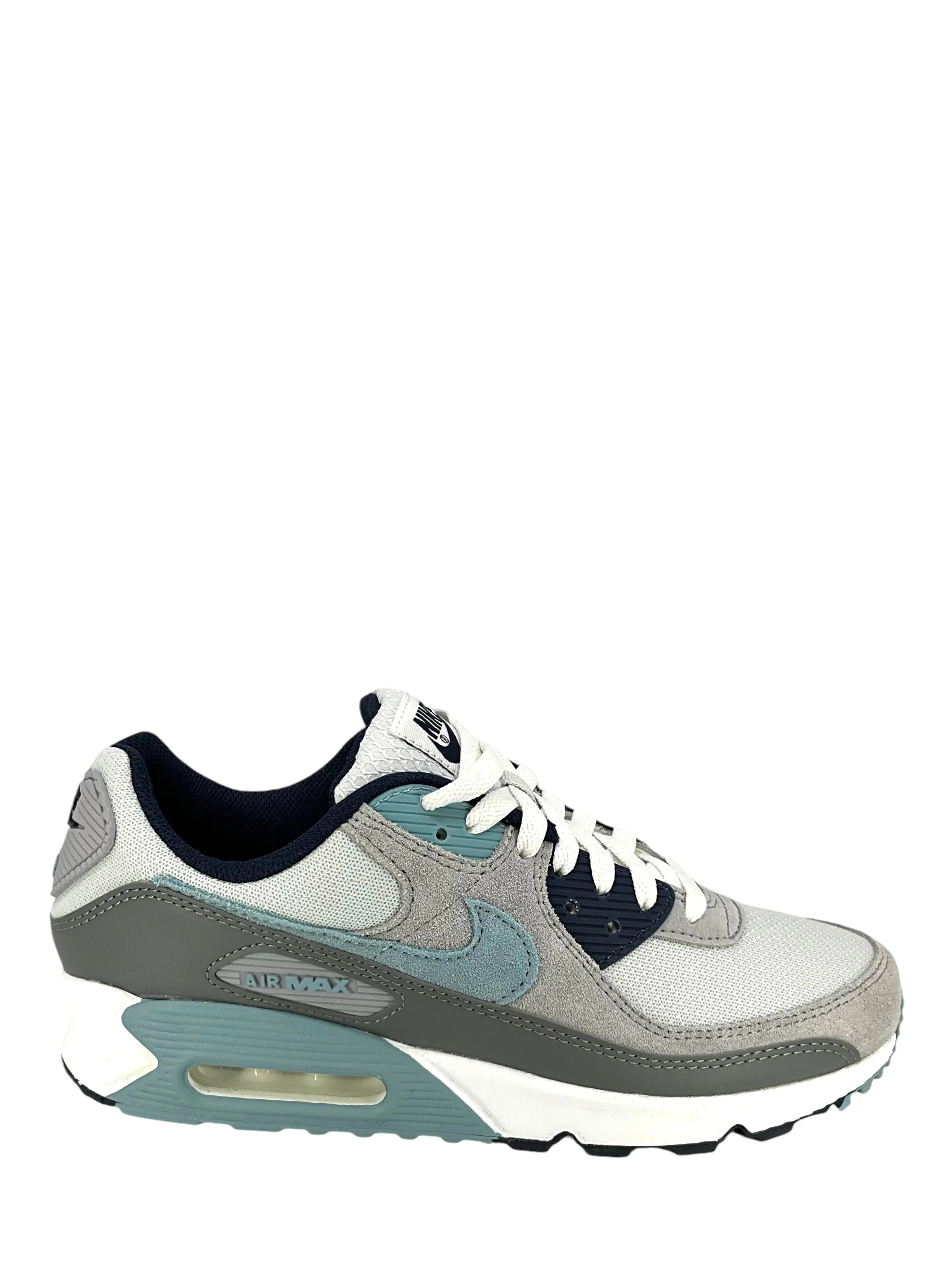 NIKE AIR MAX 90 Pure Platinum Worn Blue Size 9 NEW