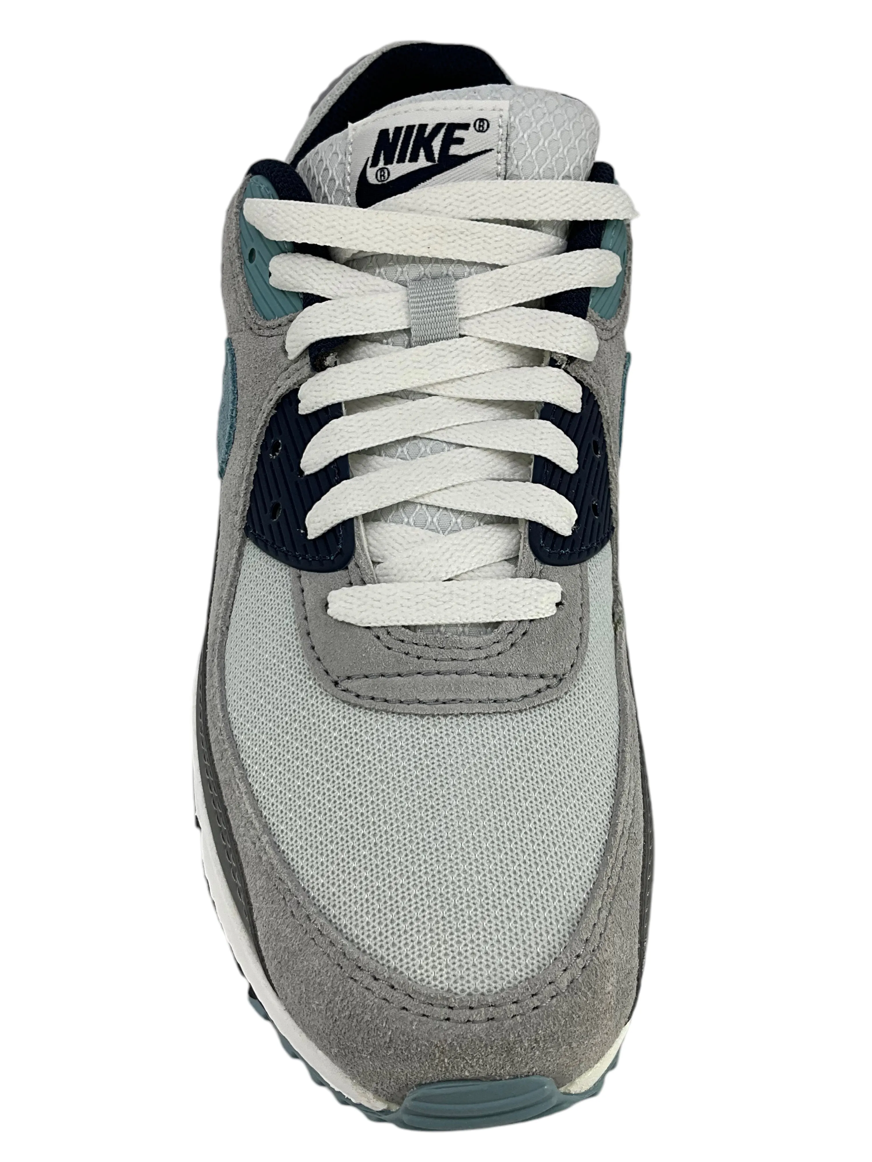 NIKE AIR MAX 90 Pure Platinum Worn Blue Size 9 NEW