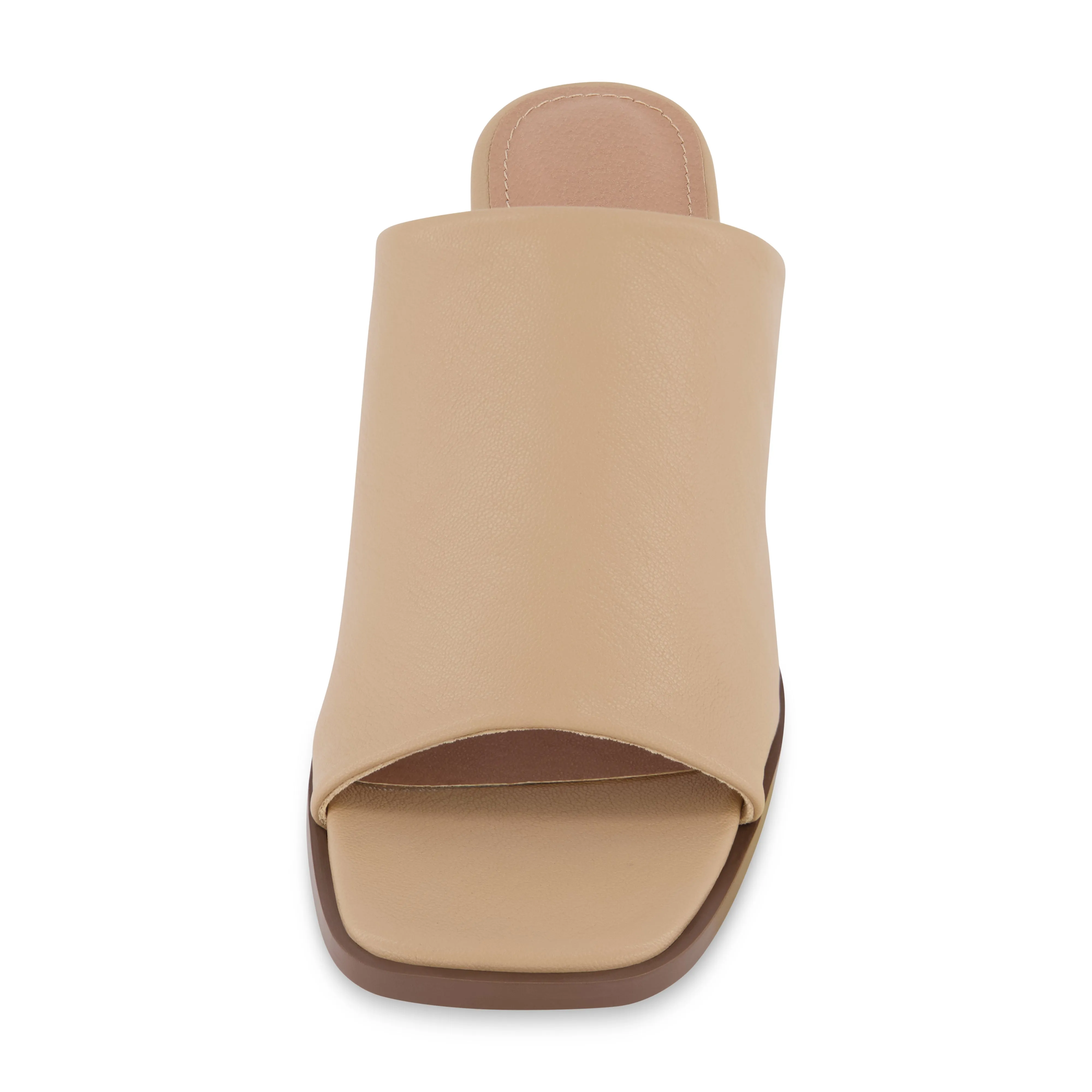 Olympia Stacked Heel Mule