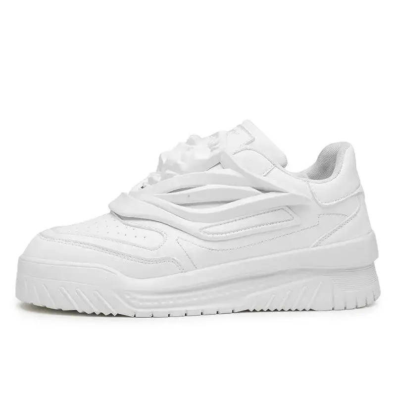 Patent Charol Lion Face Lace Up Sneakers