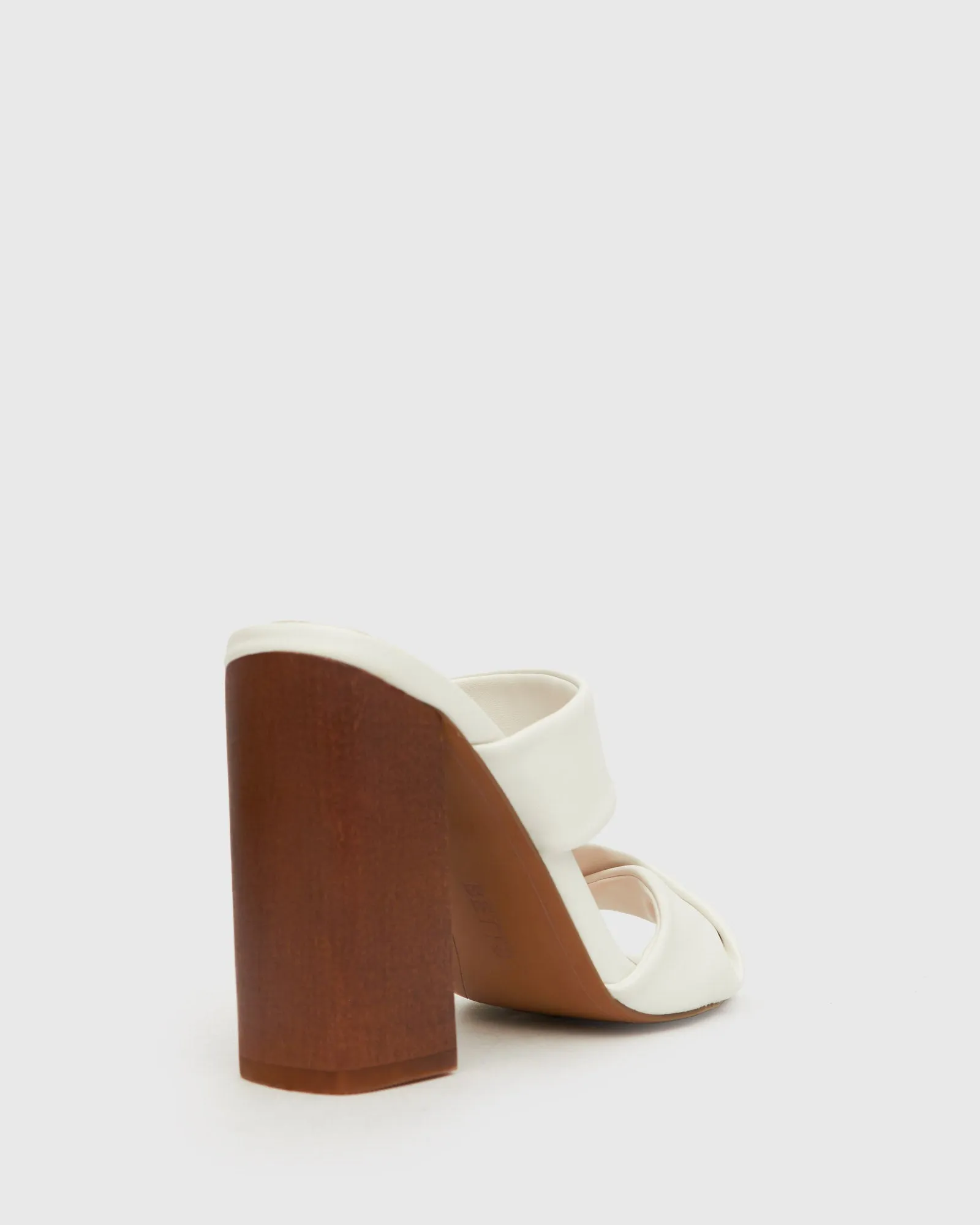 PEEP High Block Heel Mules