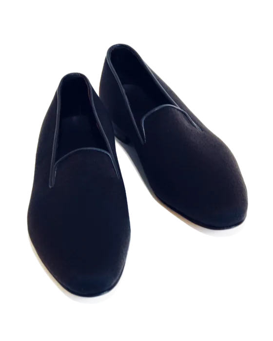 Real Cashmere Loafer - Navy