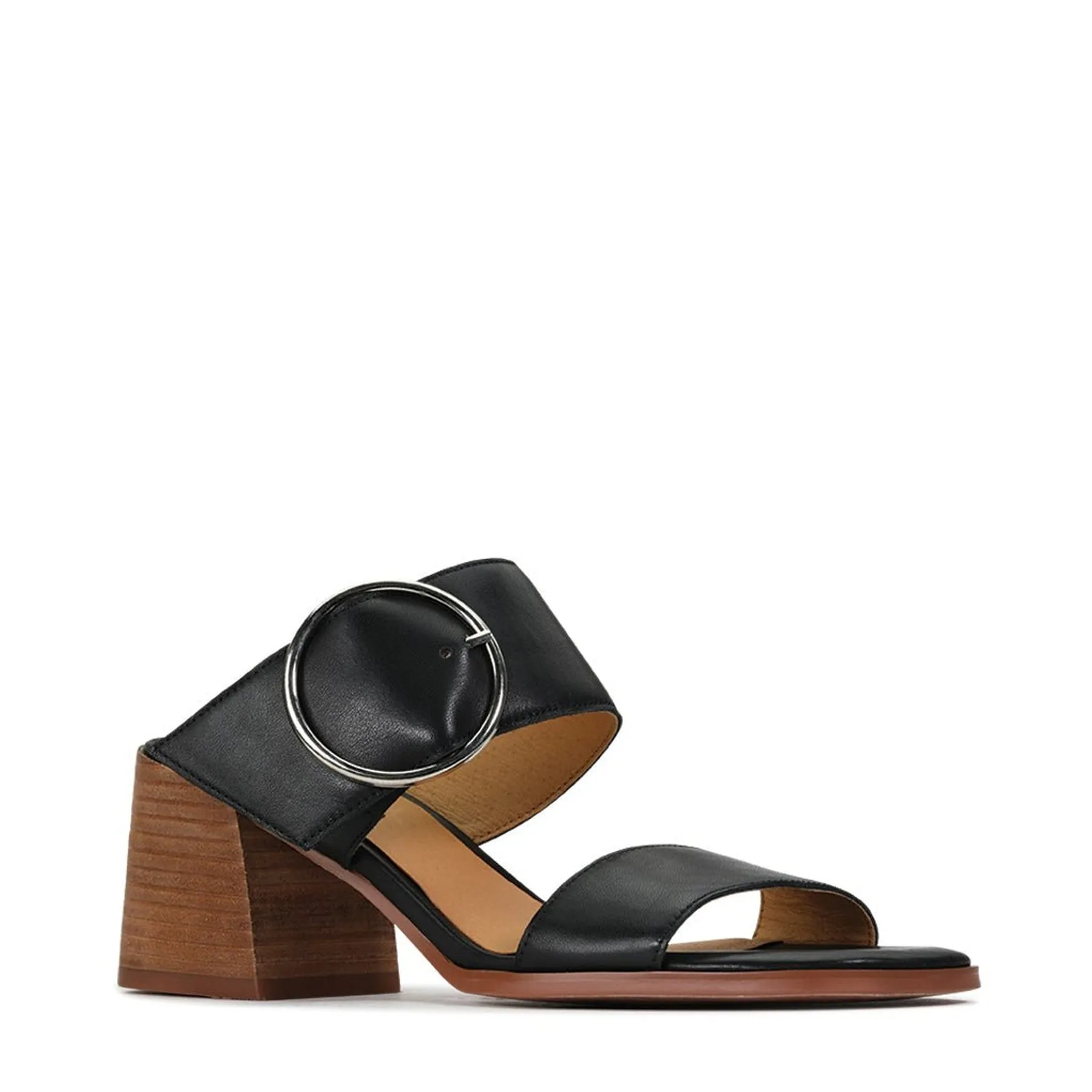 SART LEATHER MULE SANDAL