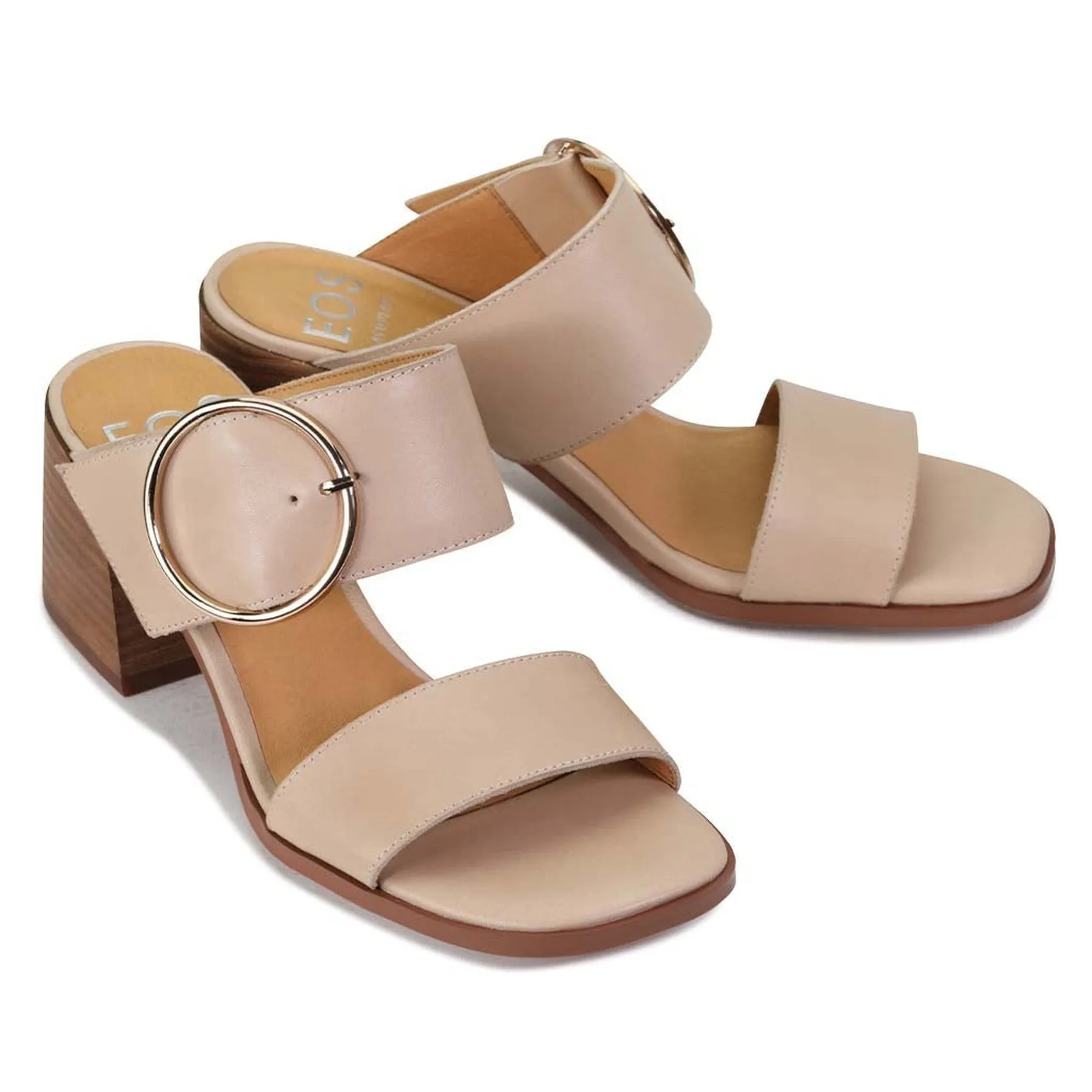SART LEATHER MULE SANDAL