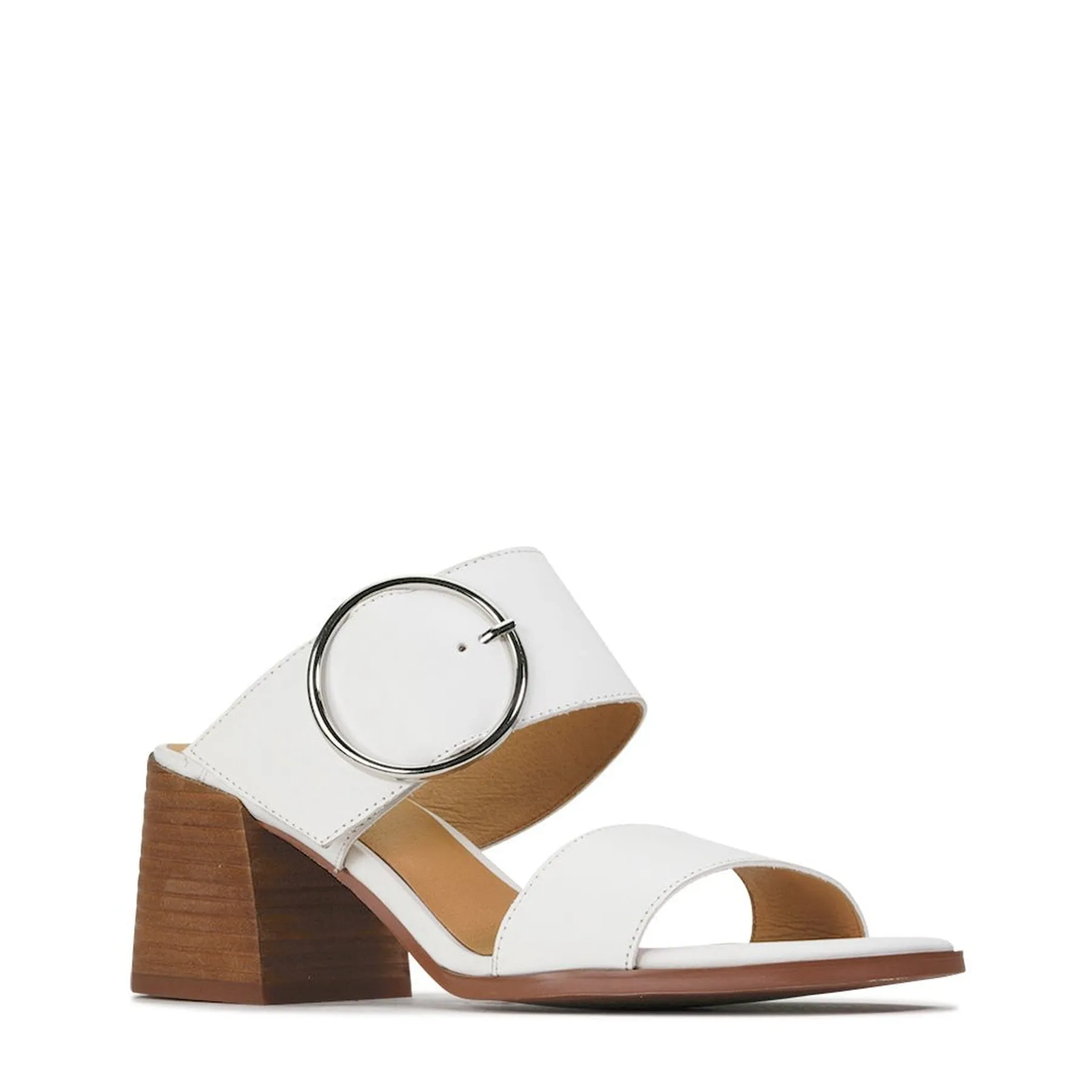 SART LEATHER MULE SANDAL