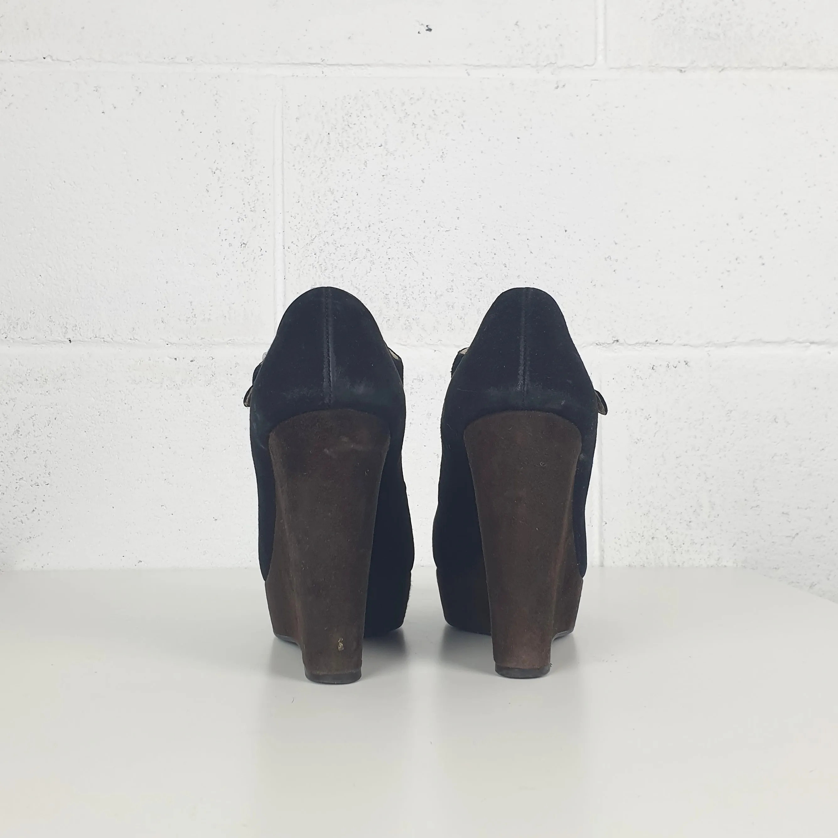 Scarpe Prada con zeppa