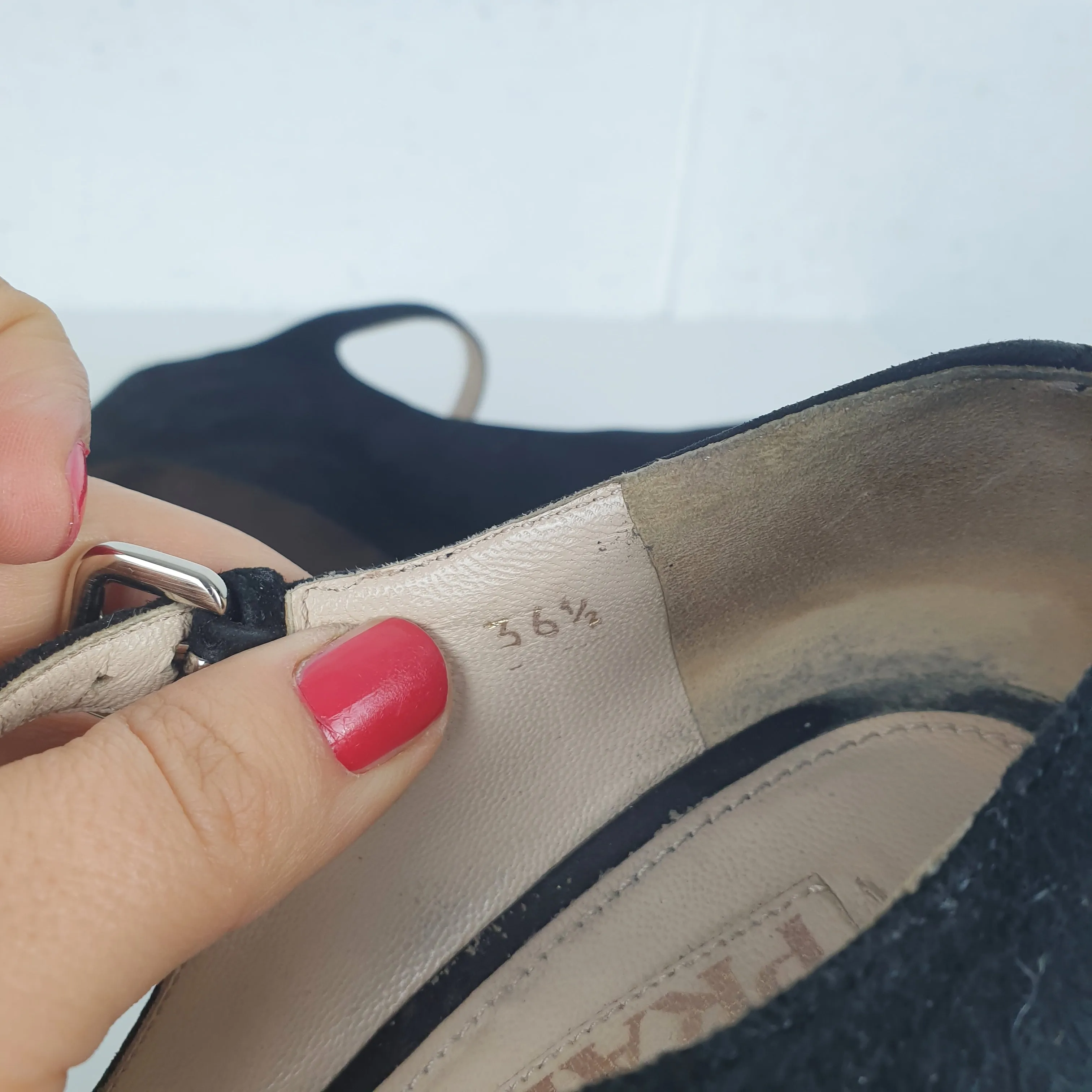 Scarpe Prada con zeppa
