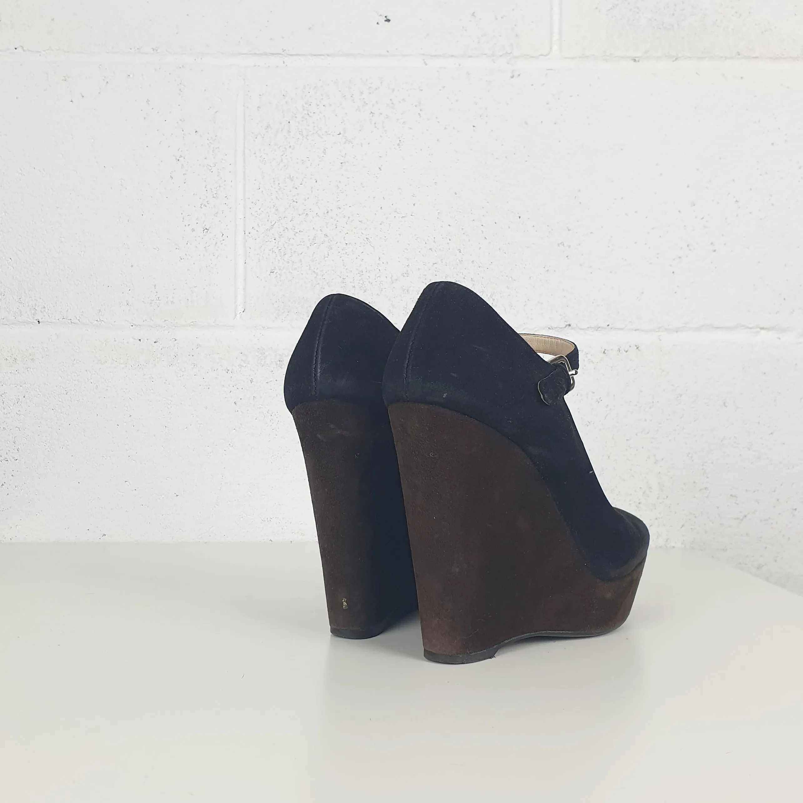 Scarpe Prada con zeppa