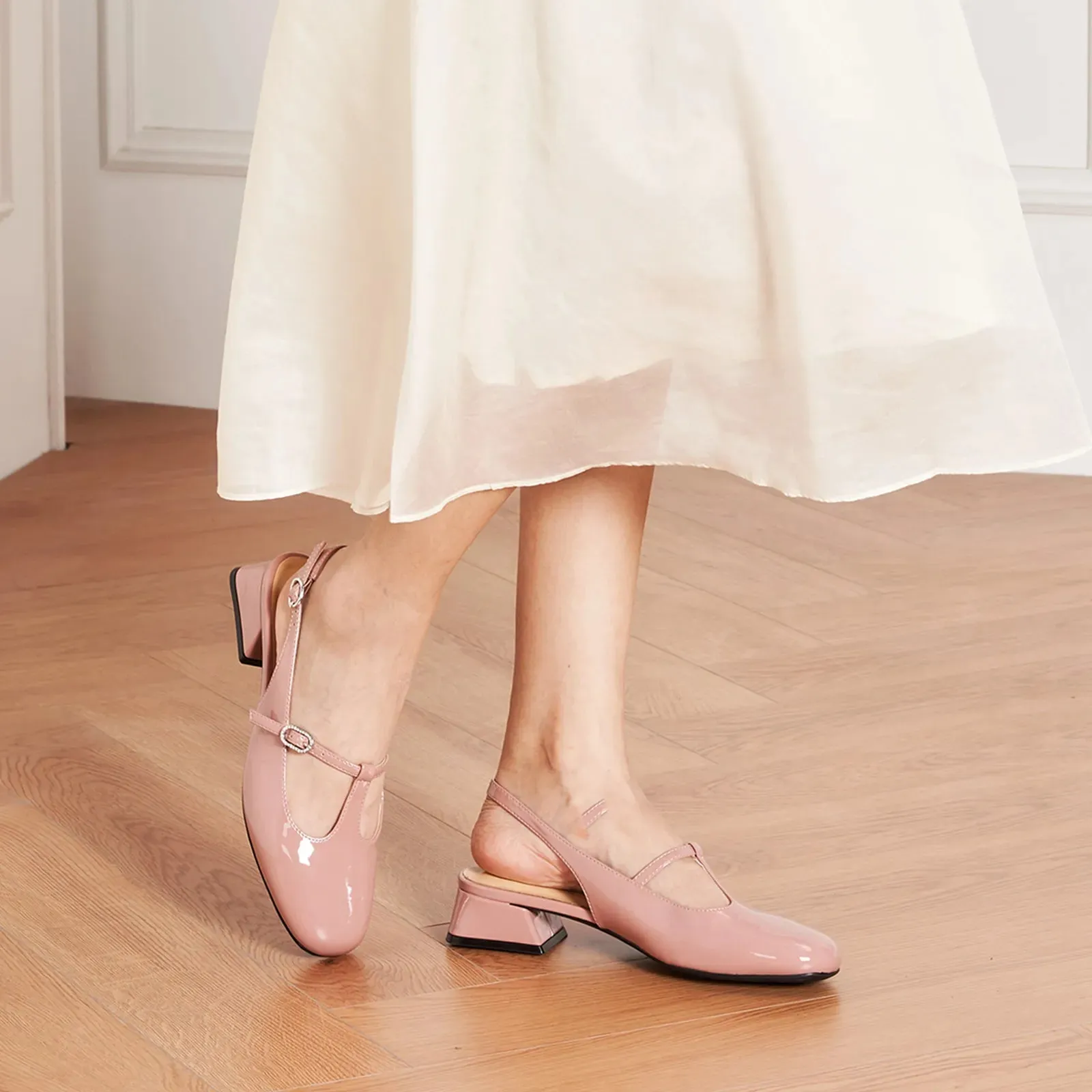 T-Strap Slingback Mary Jane (Nina)