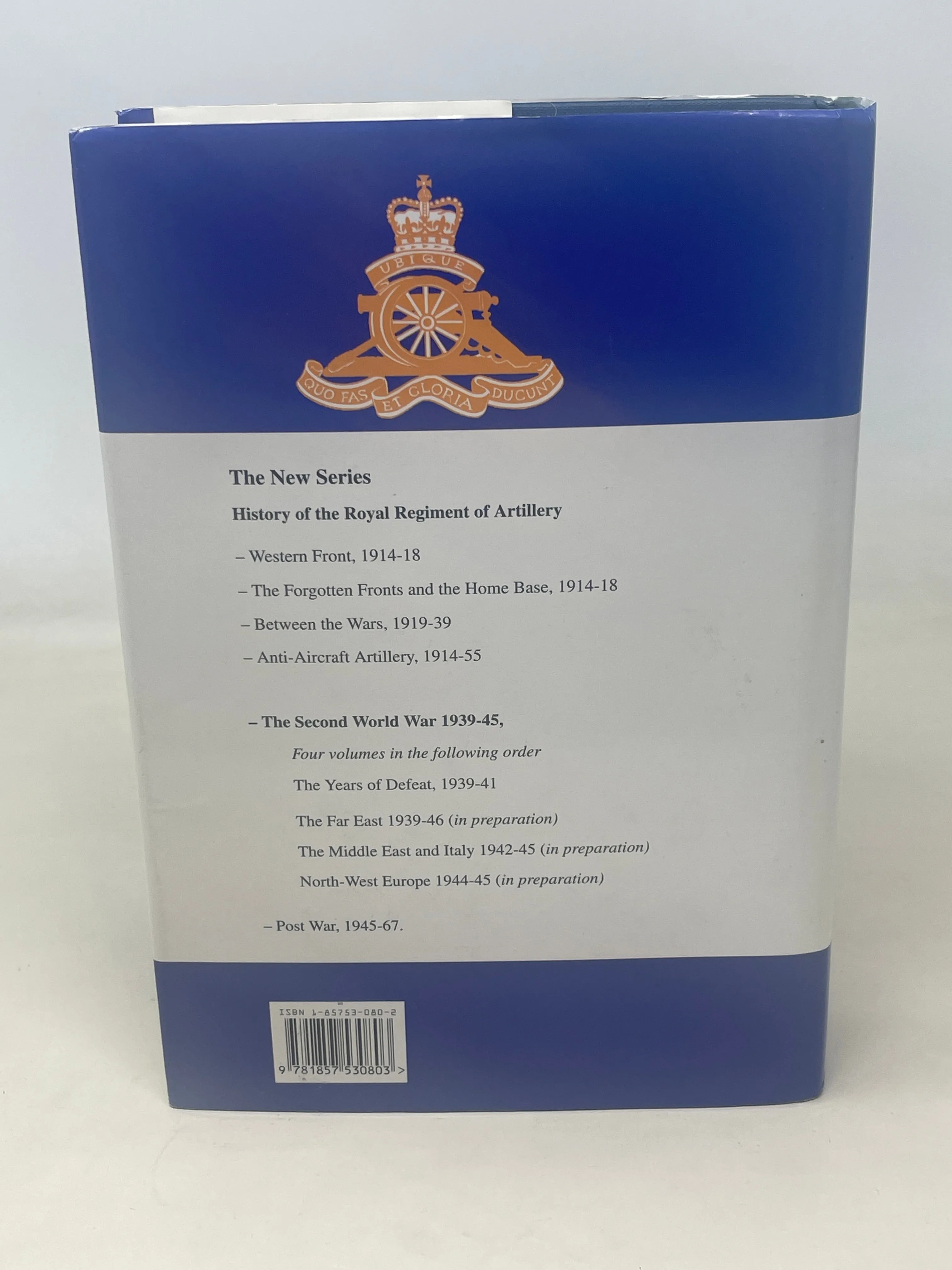 The Years of Defeat 1939-41  by General Sir Martin Farndale KCB.