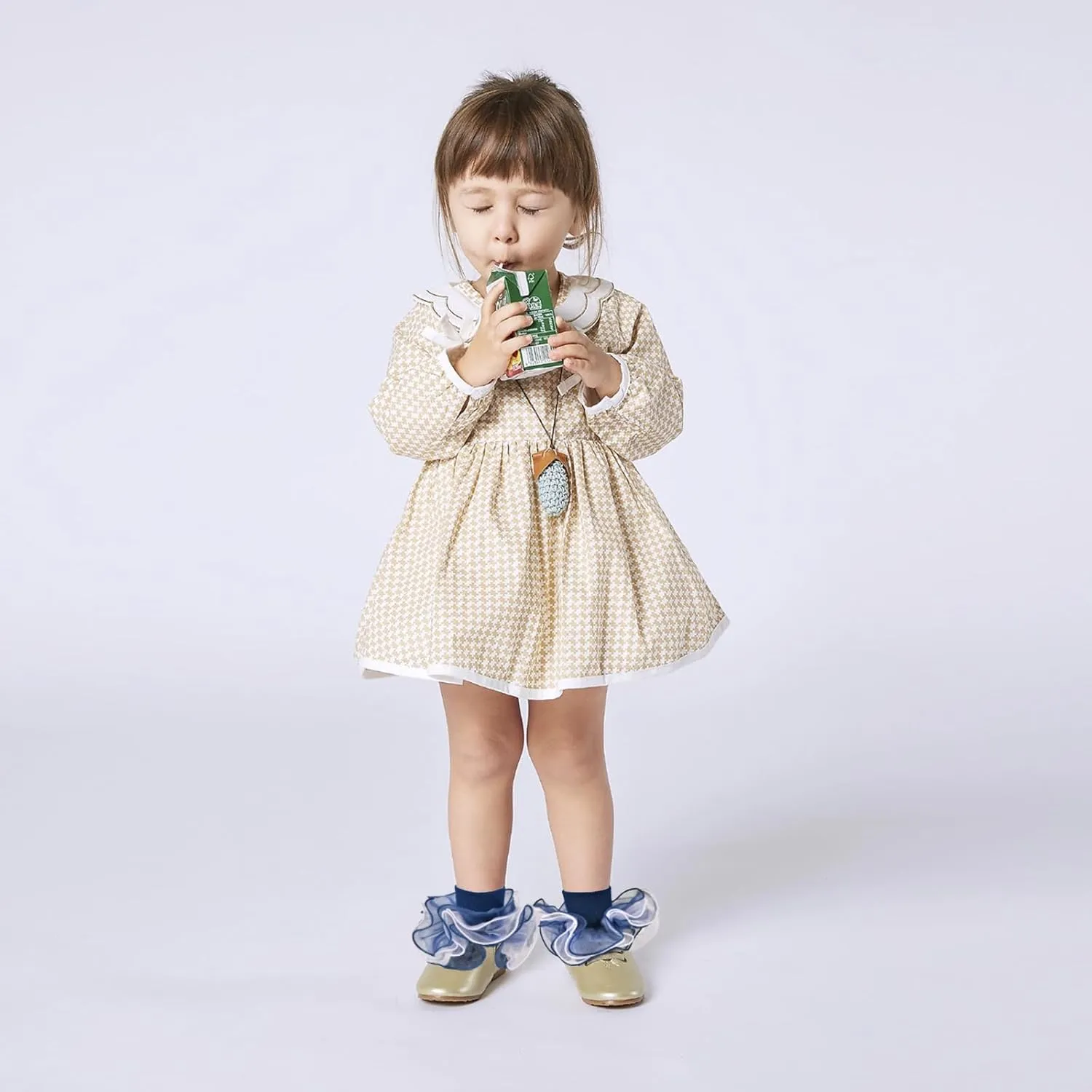 Toddler Girl Ruffle Socks with Big Four-Layer Fluffy Lace Frilly Turn Cuff Dress Baby Girls fancy Pageant
