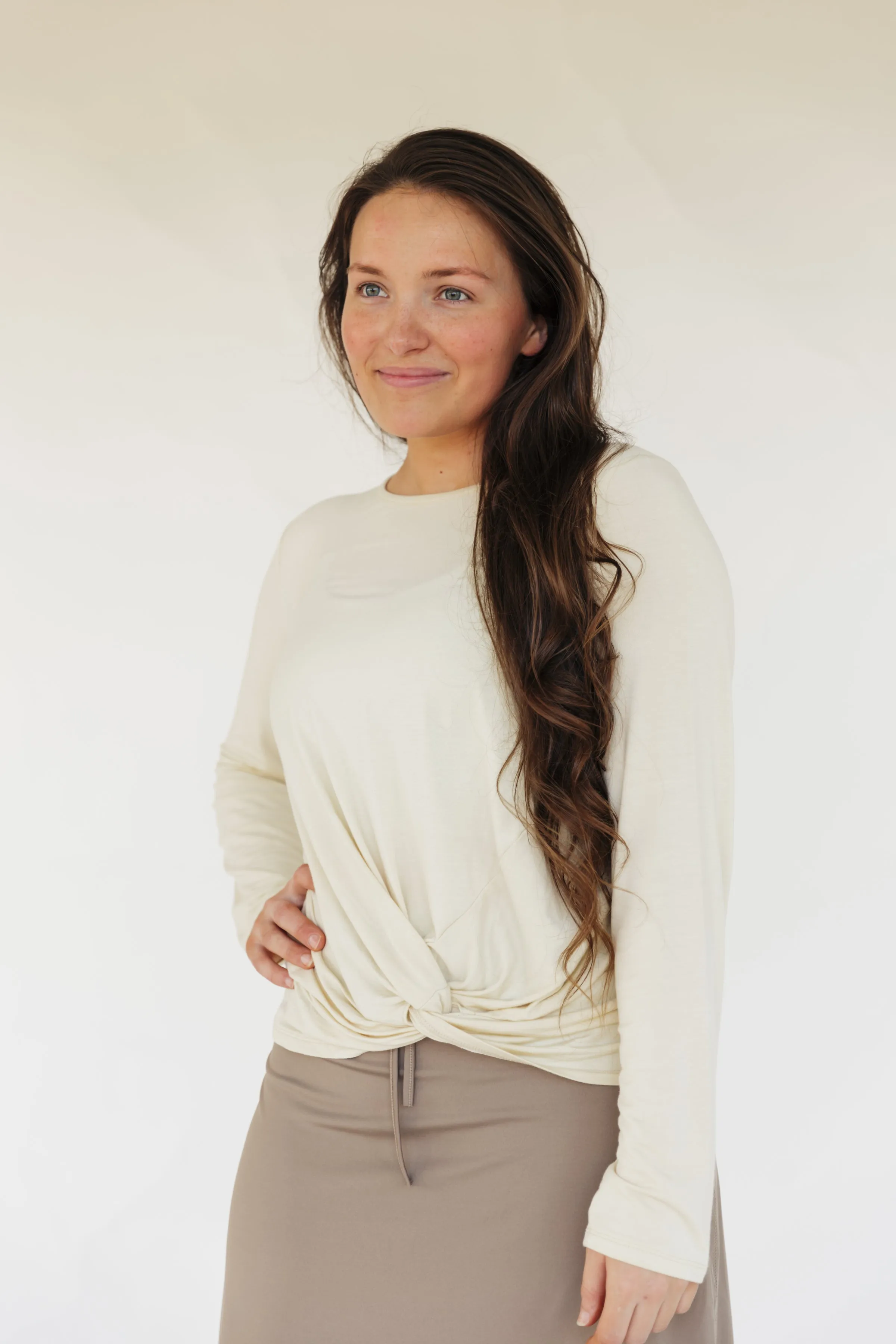 Twisted EveryDay Tee-Cream