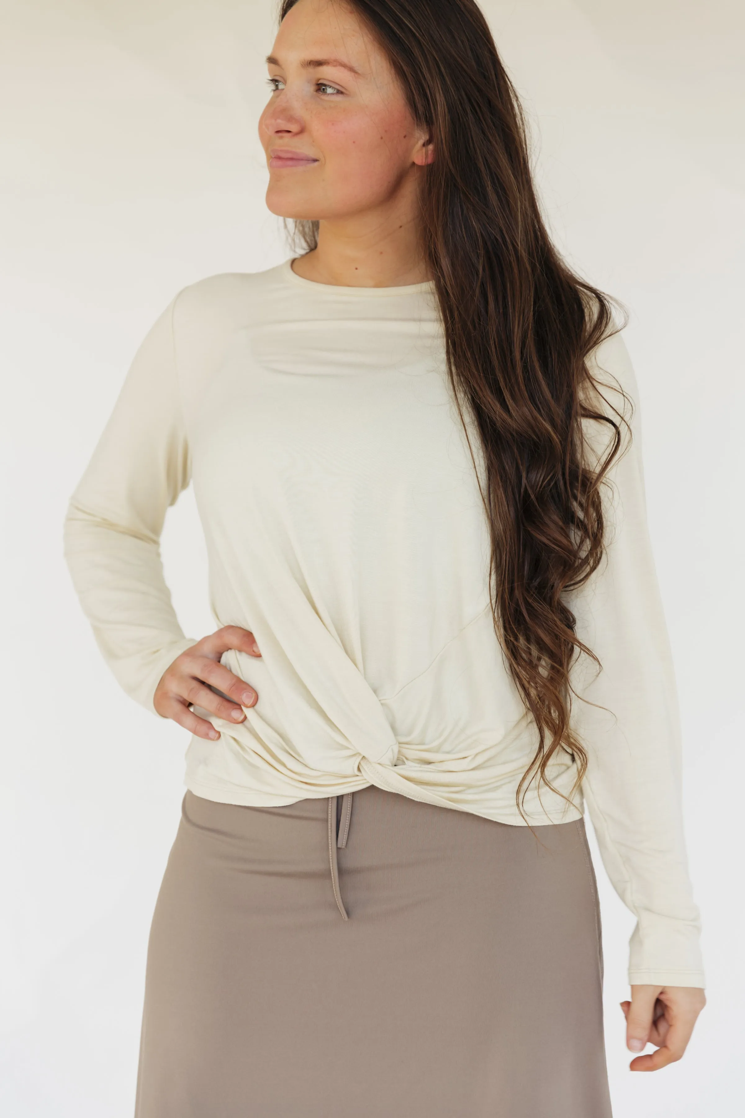 Twisted EveryDay Tee-Cream