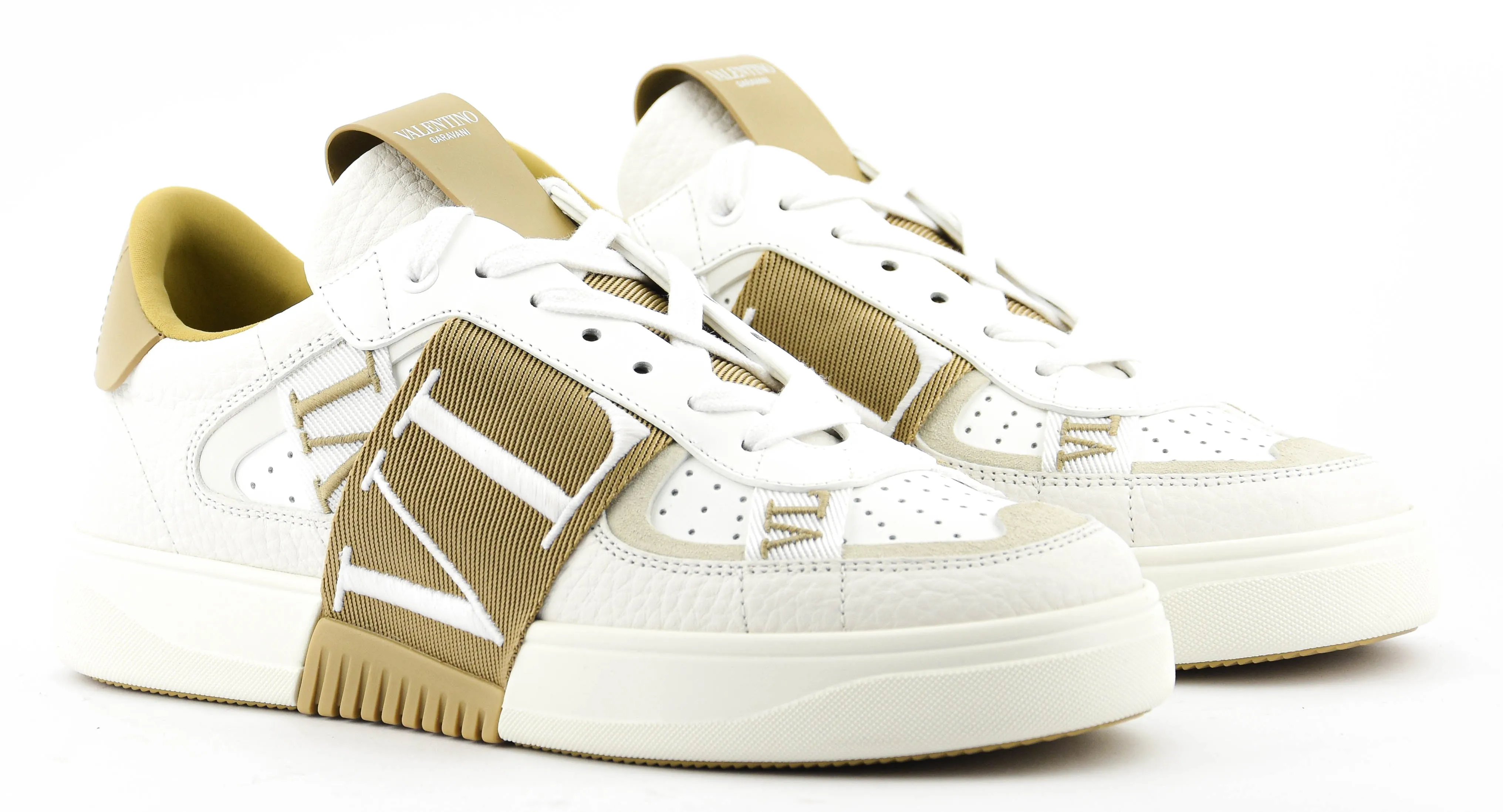 VALENTINO GARAVANI VL7 SNEAKER WHITE CAMEL