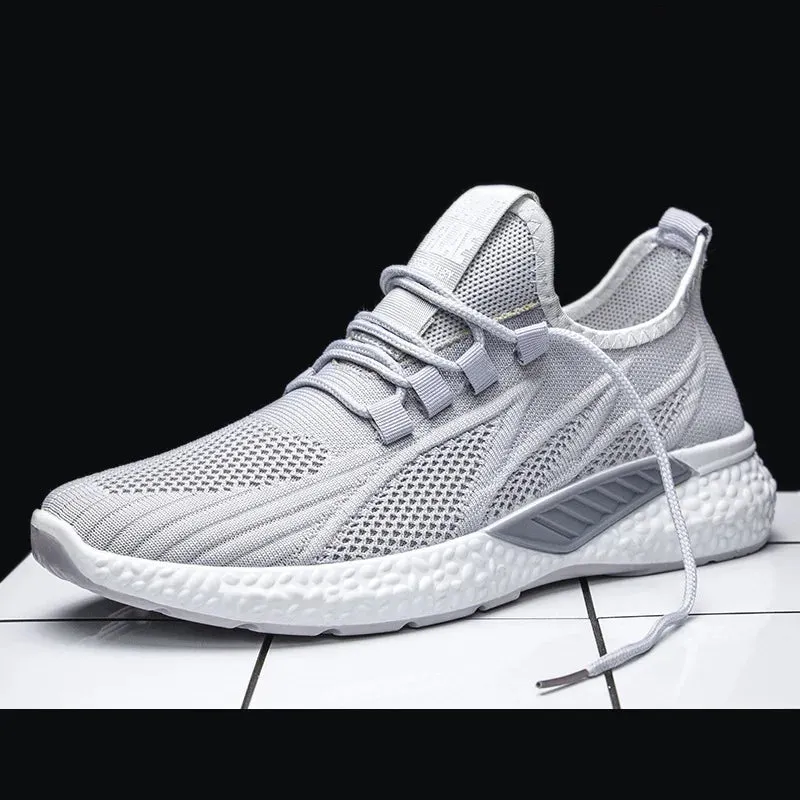 Winter Men Sneakers Mesh Casual Tennis Shoes Lace-up Men Shoes Lightweight Vulcanize Shoes Walking Sneakers Zapatillas Hombre